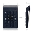 thumbnail image 5 of Pavé Numérique Sans Fil pour PC et Portables, Conception Compacte pour la Portabilité, Inclinaison Ergonomique Réduisant le Stress pendant de Longues Heures d'Utilisation, Configuration Plug & Play, Haute Compatibilité avec Plusieurs Systèmes d'Exploitation, 5 of 5