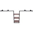 thumbnail image 5 of Miumaeov Wall Mount Clothing Rack with 3 Tiers Wood Shelf,Industrial Pipe Garment Hanging Rack Free Standing,Heavy Duty Garment Rack Bar for Retail Display,Laundry Room,Multi Purpose Hanging Rod Stora, 5 of 9