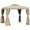 Kaki, variante sur Outsunny Pavillon de Terrasse Extérieur 10 Pieds x 10 Pieds avec Parois Latérales, Blanc Crème
