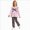 Z-208-Light Pink, variant on 11-12 Years Girls Long Sleeved Top Slim Fit Trousers Suitable For Home Wear Or Outdoor Wear Back To School Outfits For Girls 10-12