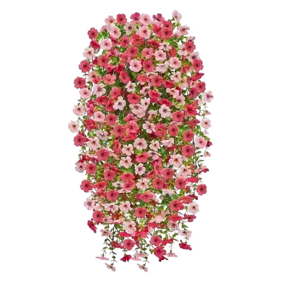 Artificial Watermelon Red Artificial Flower Hanging Decor for Wedding Arch Decorations Outdoor Party Porch and Home Wall Decor