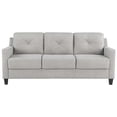 thumbnail image 3 of ACME Horatio Transitional Wood and Chenille Fabric Upholstered Sofa in Taupe, 3 of 8