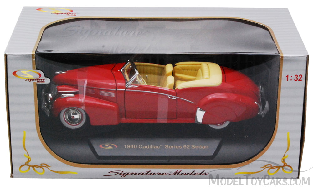 1940 Cadillac Sedan Series 62 Red 1/32 Diecast Car Model by Signature Models 323 for sale online 