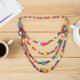 thumbnail image 5 of Collar de cuentas de madera estilo bohemio en capas para mujer, estilo retro, largo, con cuentas, ideal para atuendos casuales y accesorios de playa de verano., 5 of 6