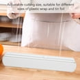 thumbnail image 4 of Distributeur de Film Plastique avec Coupeur Coulissant, Coupe Fluide, Réglable, Réutilisable, Design Durable pour Papier d'Aluminium et Film Alimentaire, 4 of 7