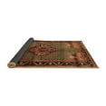 thumbnail image 2 of Ahgly Company Indoor Square Persian Brown Traditional Area Rugs, 7' Square, 2 of 4