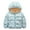 Green, variant on Godderr 1-7 Years Kids Toddler Winter Warm Cotton Jacket Hooded Padded Down Cotton Coats with Pockets Windproof Outerwear Boys Girls Cute Cartoon Short Puffer Cotton Jacket