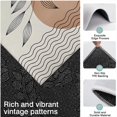 thumbnail image 3 of Brown Boho Abstract and Plant Pattern Kitchen Rugs Sets Of 3,Kitchen Runner Rugs Non Skid Washable,Decorative Kitchen Floor Mats for Kitchen,Sink,Laundry,17"x30"+ 17"x47" + 17"x59", 3 of 6