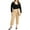 Barley Field, variant on Bar III Womens Plus Textured High Rise Cropped Pants Barley Field 20W