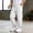 A378 White, variant on Kids Unisex Joggers Soft Cotton Linen Harem Pants Elastic Waist and Cuffed Ankle Loose Fit Baggy Trousers for Kindergarten Play, 5T-15Y