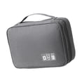 thumbnail image 2 of Power Bank Case Holder Bolsa De Almacenamiento Portátil Para Auriculares Para Oficina, Viajes, Hogar, Gris, 2 of 8