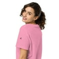 thumbnail image 3 of Combative Therapy Women’s boxing organic ribbed neck t-shirt copy (Bubble Pink, S), 3 of 4