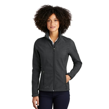 Eddie Bauer Ladies Shaded Crosshatch Soft Shell Jacket. EB533