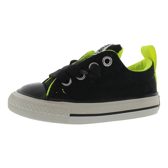 Converse Ct Street Slip Infant/Toddler Shoes Size 4, Color: Black/Neon