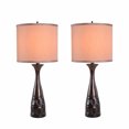 thumbnail image 2 of Kenroy Home Jules Bronze 2-Pack Table Lamp Set, 2 of 2