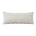 thumbnail image 4 of Ox Bay Miles 14" x 36" Pink/Ivory Geometric Color Block Cotton Adult Decorative Throw Pillow, 4 of 10