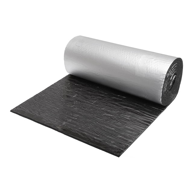 Alfombra de amortiguación de sonido de 197mil 5mm 16.14sqft para capó, barco, cubierta del motor 118.11"x19.69"