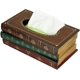 thumbnail image 1 of Caja de pañuelos, forma europea, caja de madera para pañuelos, dispensador de servilletas de papel, caja de almacenamiento, artículos decorativos, madera 25,5 x 14,5 x 10 cm (marrón), 1 of 4