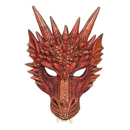Red Dragon Half Mask