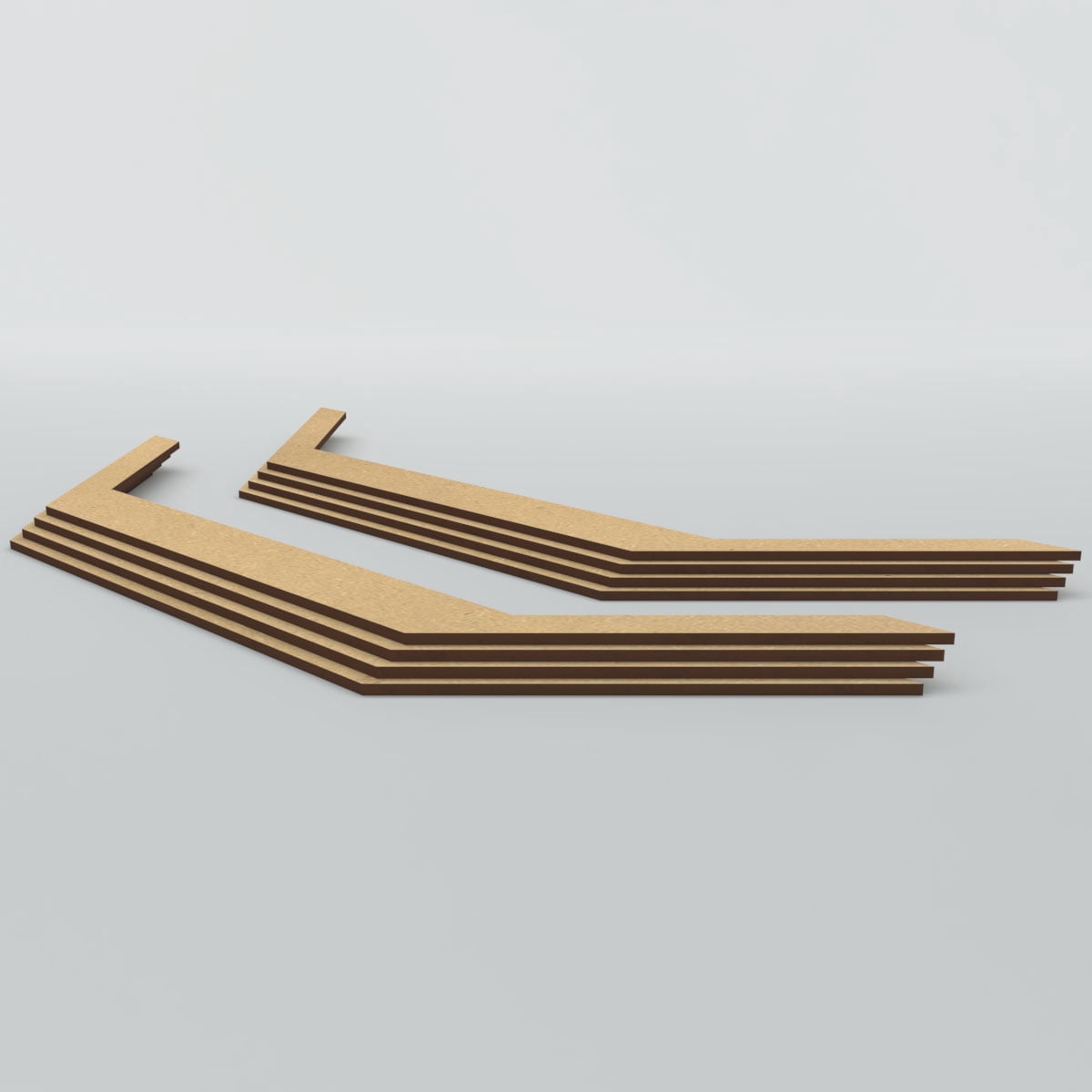 66 7/8"W x 66 7/8"H x 3/8"T King Size Cameron Decorative Fretwork Wood Ceiling Panels, Wood (Paint Grade)