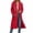 Red, variant on fheaev Zip up Fleece Hoodies for Women Casual Oversized Long Hooded Tunic Sweatshirt Long Sleeve Hooded Drawstring Coat with Pocket