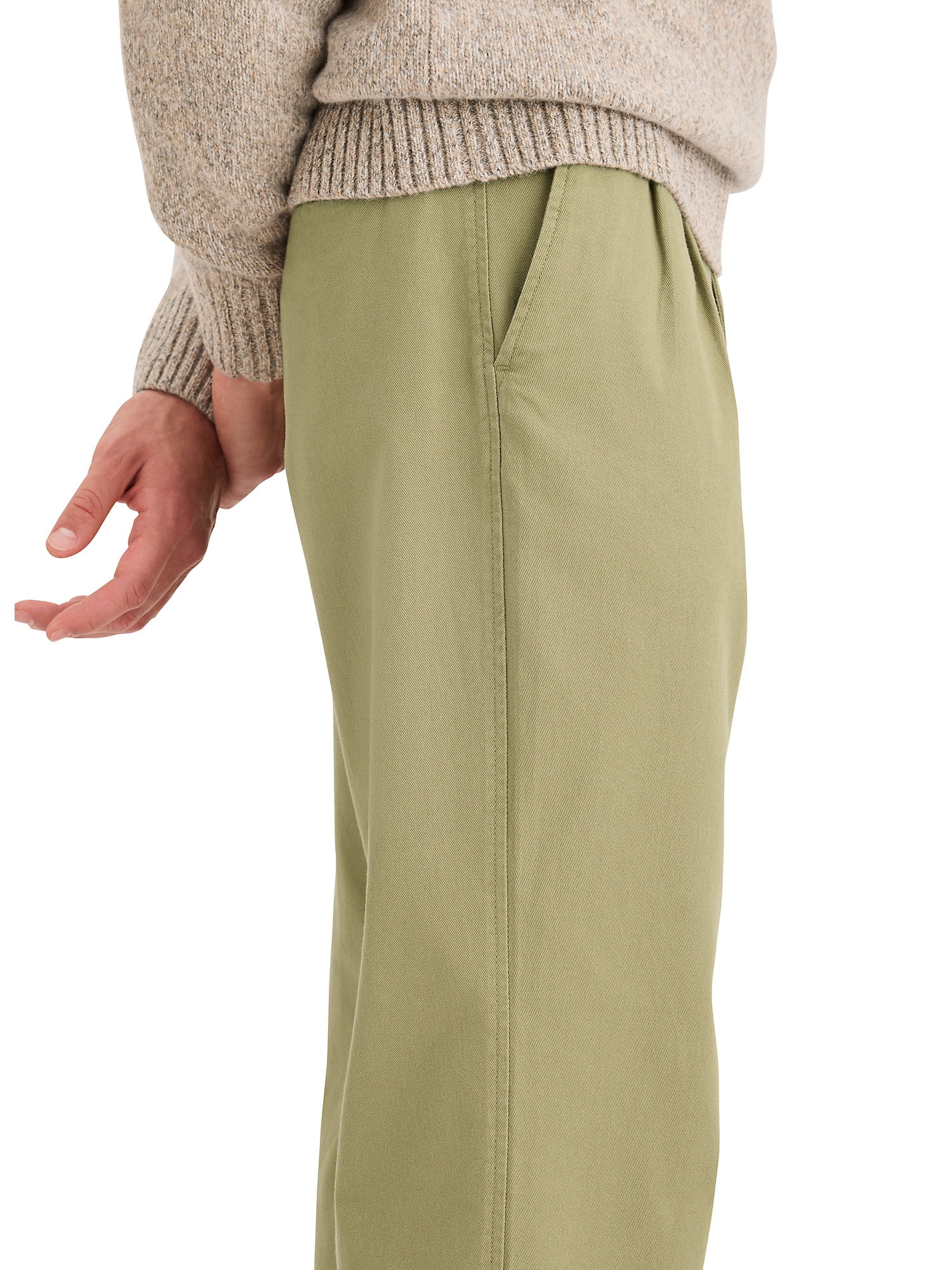 Dockers Men's Straight Fit Pleated Casual Chino Pants