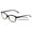 Blue, variant on Women 2 Tone Cateye Clear Progressive Reader - Zero Power On Top - No Bubble Reading Glasses Z110 +2.00