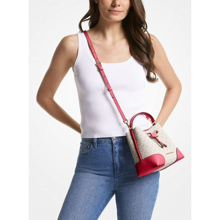 Michael Kors MK Suri SM Signature Bucket Bag Pink - $139 (57% Off Retail)  New With Tags - From Kash