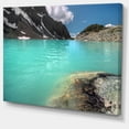 thumbnail image 2 of Crystal Clear Mountain Lake - Landscape Canvas Art Print, 2 of 4