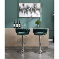 thumbnail image 6 of Set of 2 Height-Adjustable Green Bar Stools / Firm Seat for Long-Term Use, 6 of 6