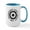 White/Blue Inside, variant on CafePress - Don't Shoot The Messenger Large Mug - 15 oz Ceramic Large White Novelty Mug