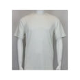 thumbnail image 2 of Mens Dressy T-Shirt LOG-IN UOMO Soft Crew Neck Corded Short Sleeves 218 Ivory, 2 of 2