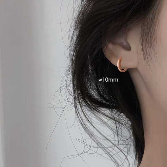 S925 Boucle Tremella Bague d'Oreille Femme Tempérament Boucles d'Oreilles Coréennes Mode Clou Bague d'Oreille Mode