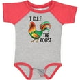 thumbnail image 3 of Inktastic Farmer I Rule The Roost Rooster Boys or Girls Baby Bodysuit, 3 of 5