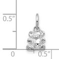 thumbnail image 3 of 14k White Gold Teddy Bear Charm, 3 of 3