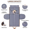 thumbnail image 3 of MIUSSE Convertible Garment Bag for Travel 2-in-1 Garment Duffle Bag 60L Carry On Garment Weekender Bag Hanging Suitcase Suit Travel Duffel, 3 of 7