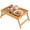 Natural, variant on Artmeer Bamboo Bed Tray Table with Folding Legs, Breakfast in Bed Serving Tray, Laptop Desk for Sofa, Beds and Snacks (Bamboo)