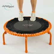 JumpSport 350 PRO Fitness Trampoline, Cardio Workout Equipment, 39 Inch, Orange