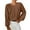Coffee, variant on Wdgfv Lightweight Pullover for Women Women's Casual Comfort Crew Neck Threaded Pullover Sweater Soft Knit Top for Everyday Wear and