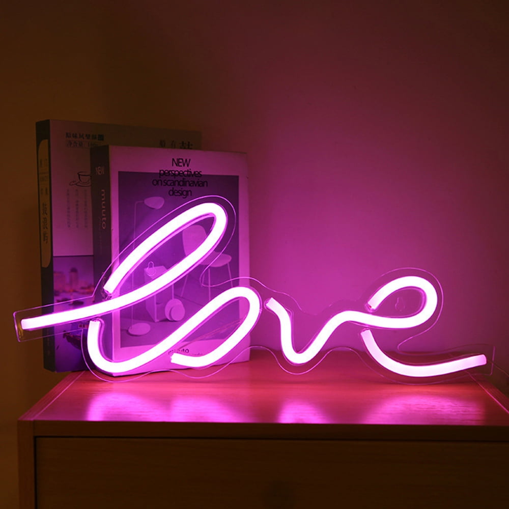 Details about   LED Neon Night Light Sign Acrylic Back Wall Art Decor Hanging For Bar Room Party 