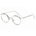 thumbnail image 3 of MesaSe Monture de Lunettes Rondes Vintage en Métal Lunettes de Lecture Monture de Lunettes Rondes Unisexe, 3 of 5