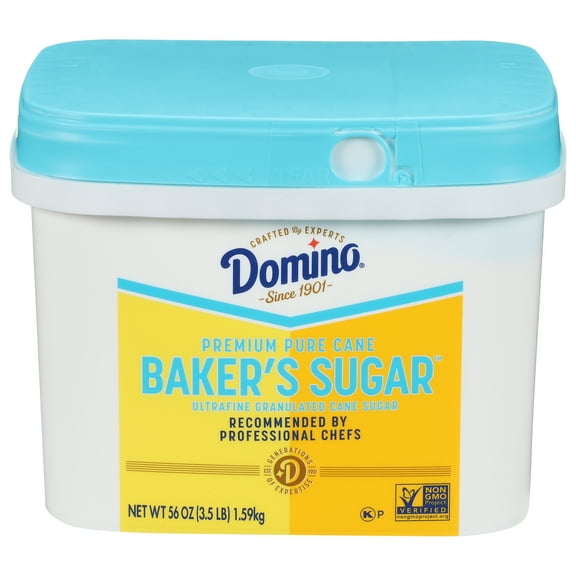 Domino Pure Cane Ultrafine Granulated Baker's Sugar 3.5 lb Tub
