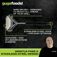 thumbnail image 3 of Guga Food's High Quality Grill Brush, Durable Stainless Steel Bristles, Multiuse Cleaning Tool, 3 of 7