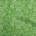 thumbnail image 1 of oneOone Cotton Poplin Twill Forest Green Fabric Jacobean Floral Dress Material Fabric Print Fabric By The Yard 56 Inch Wide, 1 of 4