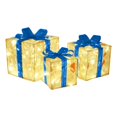 thumbnail image 1 of Lighting Christmas Party Desktop Ornament Gift Box With Bow Durable Outdoor Plastic LED Creative Ornaments, 1 of 11