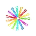 thumbnail image 2 of CafePress - Rainbow Wheel Of Learning - Unique Fabric Shower Curtain 70" x 72", 2 of 3