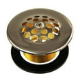 thumbnail image 5 of Westbrass 1-3/8" Bathtub Drain Cover with Trip Lever and Conversion Adaptor Bushing, Polished Nickel, 5 of 10