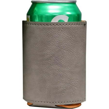 

Fattazi Leather Cooler Covers Insulated Can Cooler Bulk Slim Can And Beer Bottle Sleeves For BBQ Camping Outdoor Party.