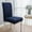 Navy, variant on WZXPWT Solid Color Brushed High Elastic Chair Cover, Comfortable and Durable Dining Chair Slipcover, Waterproof and Stain-Resistant Chair Seat Protector