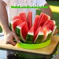 thumbnail image 4 of Stainless Steel Watermelon Slicer, 34 Inch 420 Stainless Steel Watermelon Cutter 1 Piece, Creative Watermelon Cutting Tool, Reusable Watermelon Segmentation Divider, Fruit Separator - Creative Kitche, 4 of 7